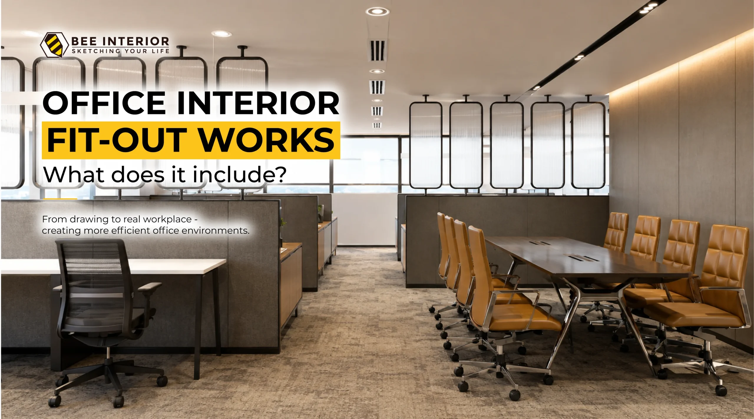 Office interior fit-out and key project work packages