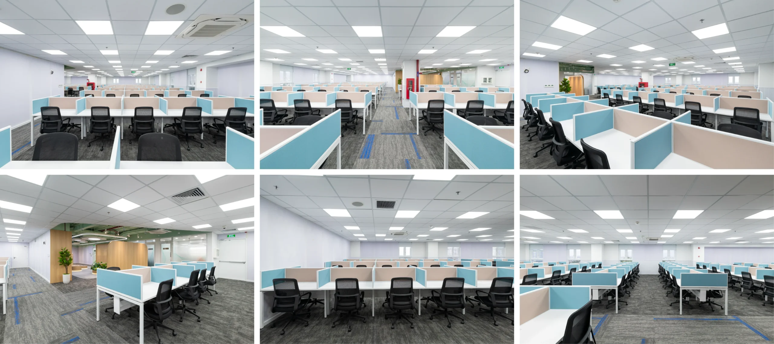 Không gian làm việc mở tại văn phòng Concentrix Floor 10