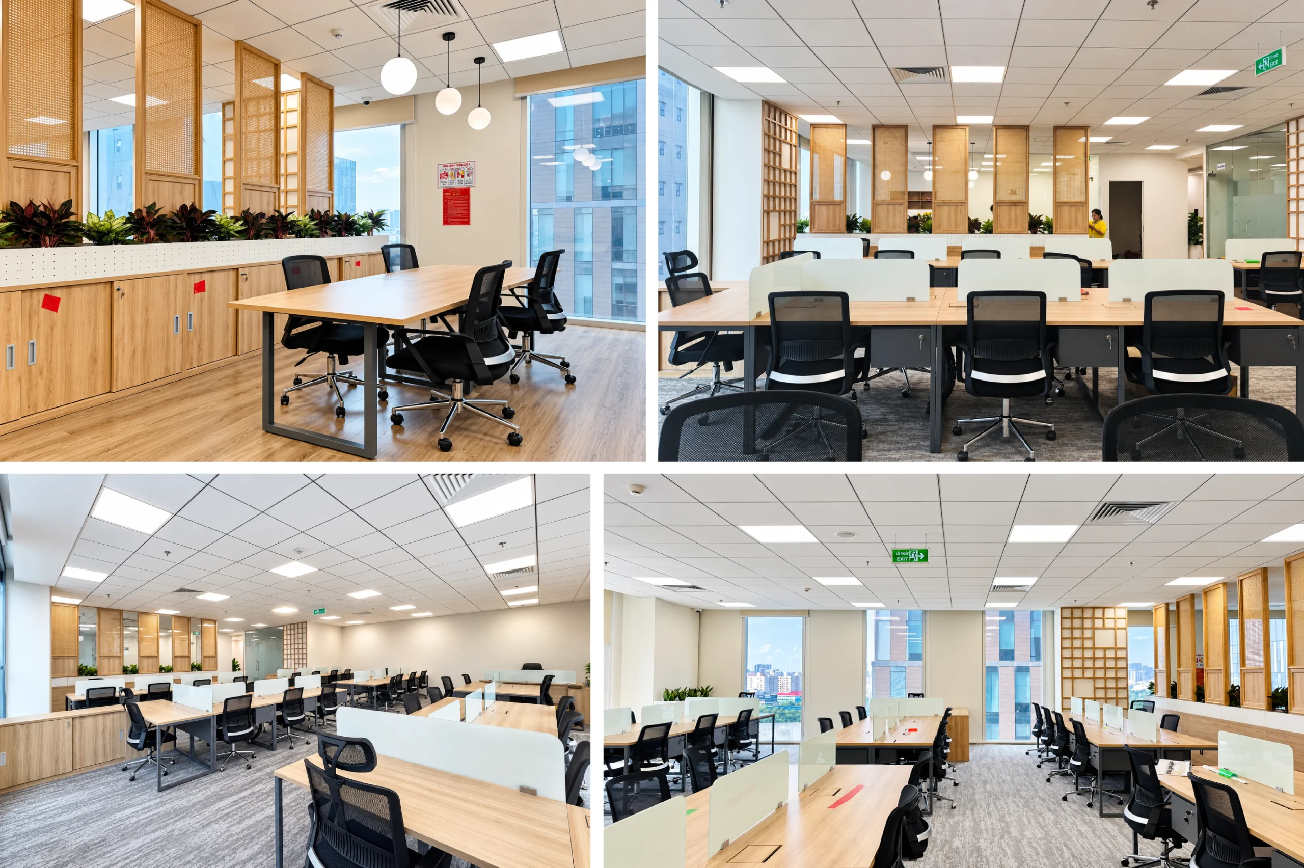 Không gian làm việc mở tại dự án JVL Office