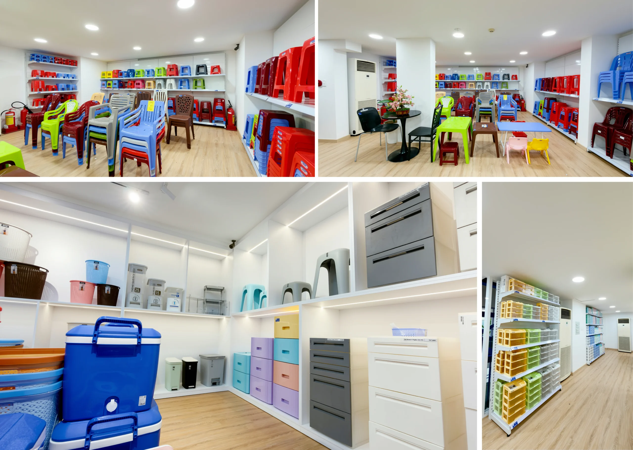 Clear circulation and retail layout supporting product display and daily operation